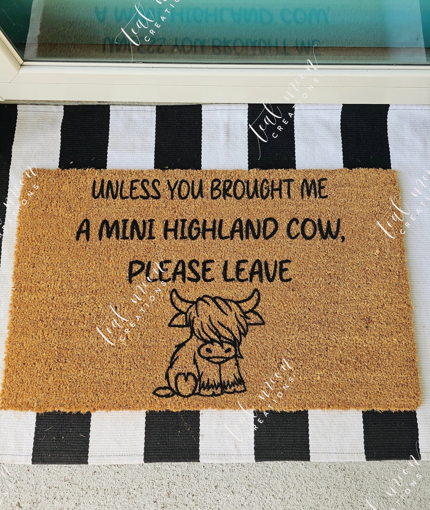 Highland Cow Doormat