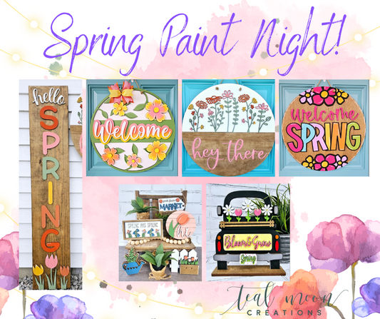 Spring Paint Night!!