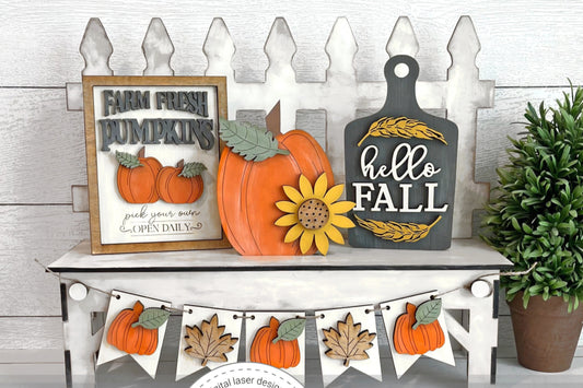 Pumpkin Bench Inserts