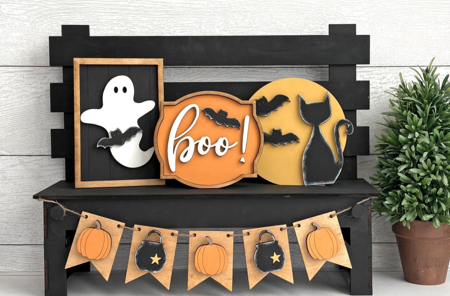 Halloween Bench Inserts