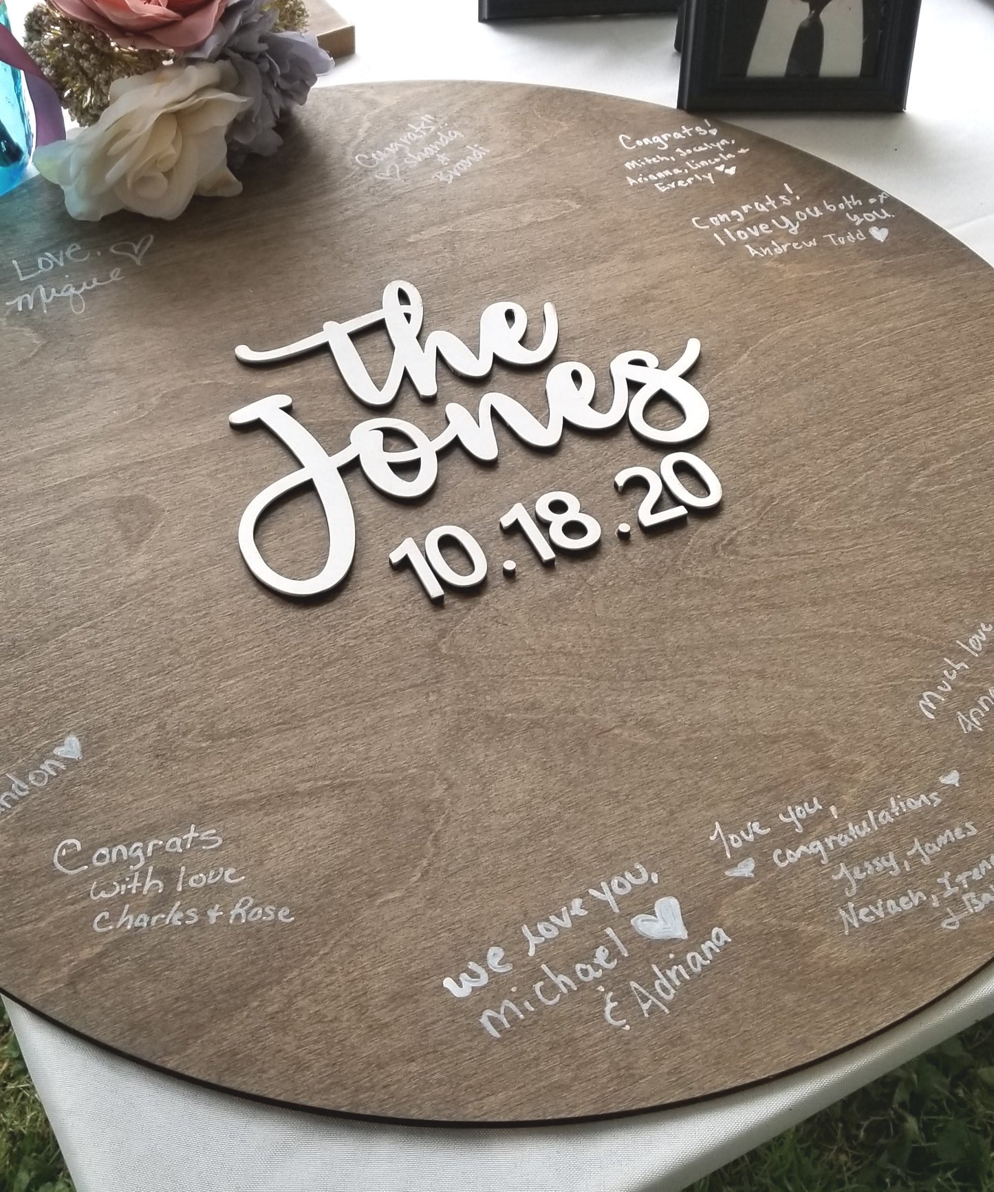 Wedding Wood Guest Book | Wedding Wood Sign | Alternative Guest Book