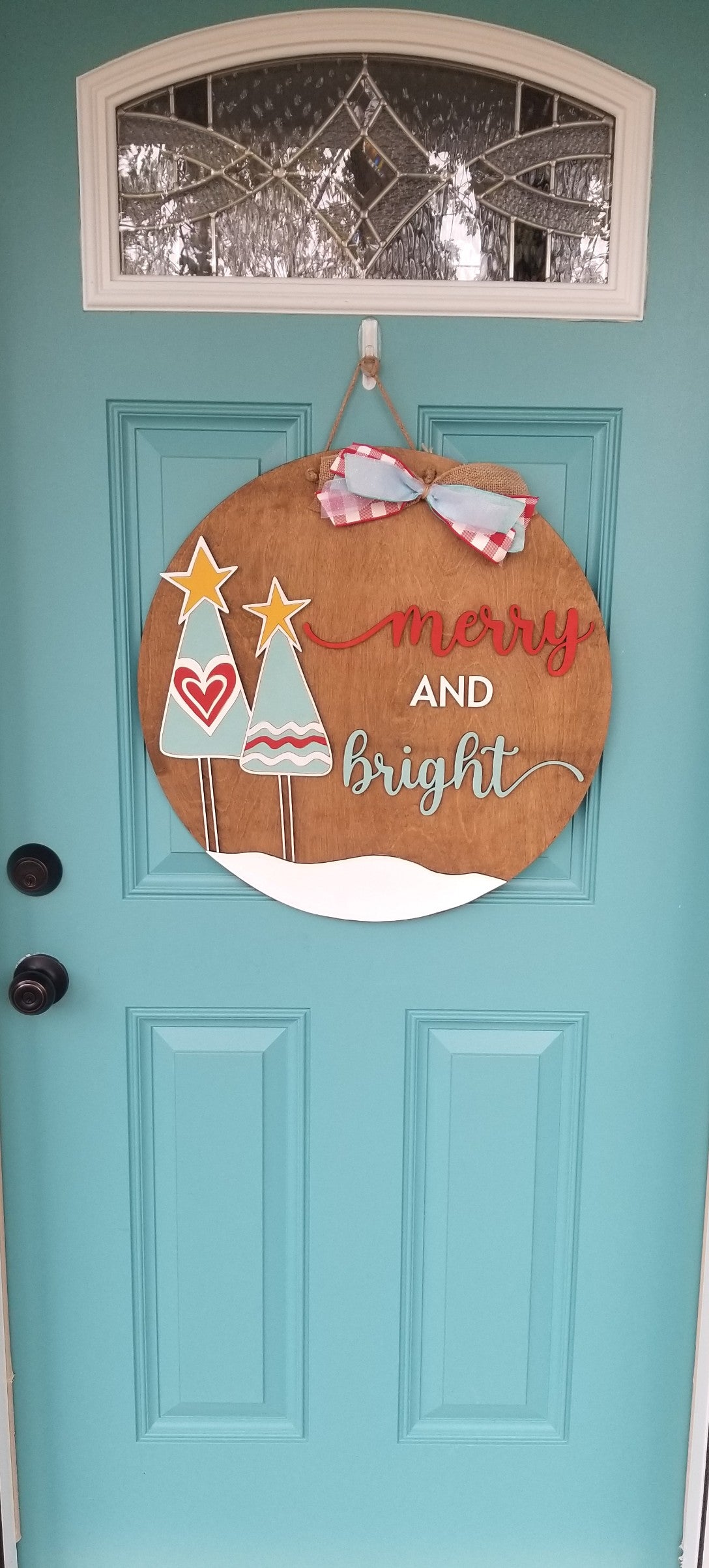 Merry & Bright Tree Door Hanger