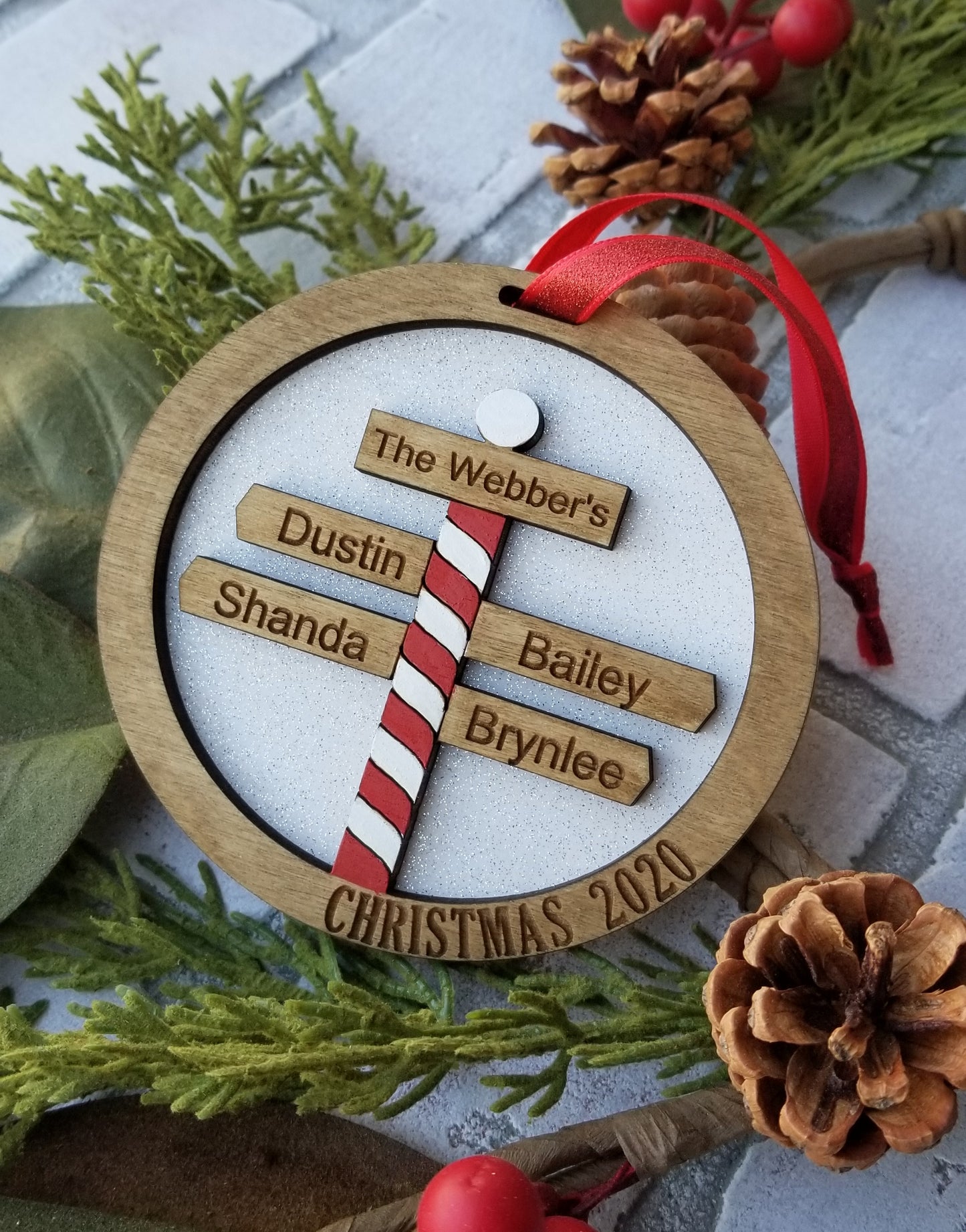 Family North Pole Ornament