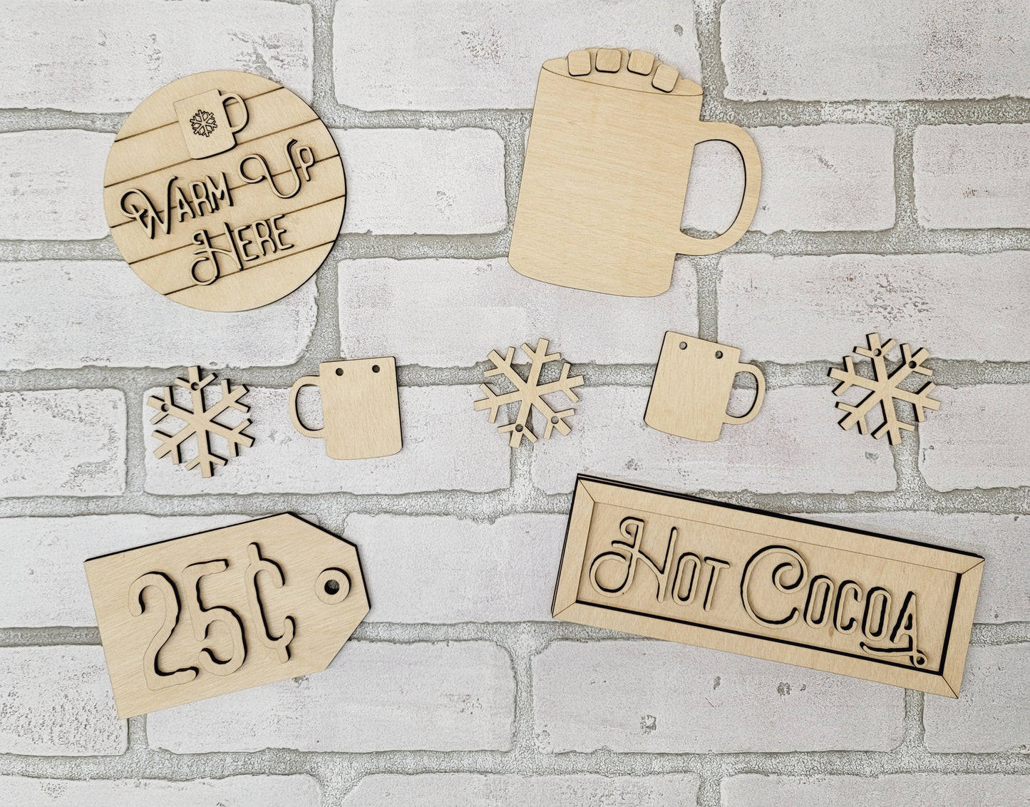 Hot Cocoa Tiered Tray Set