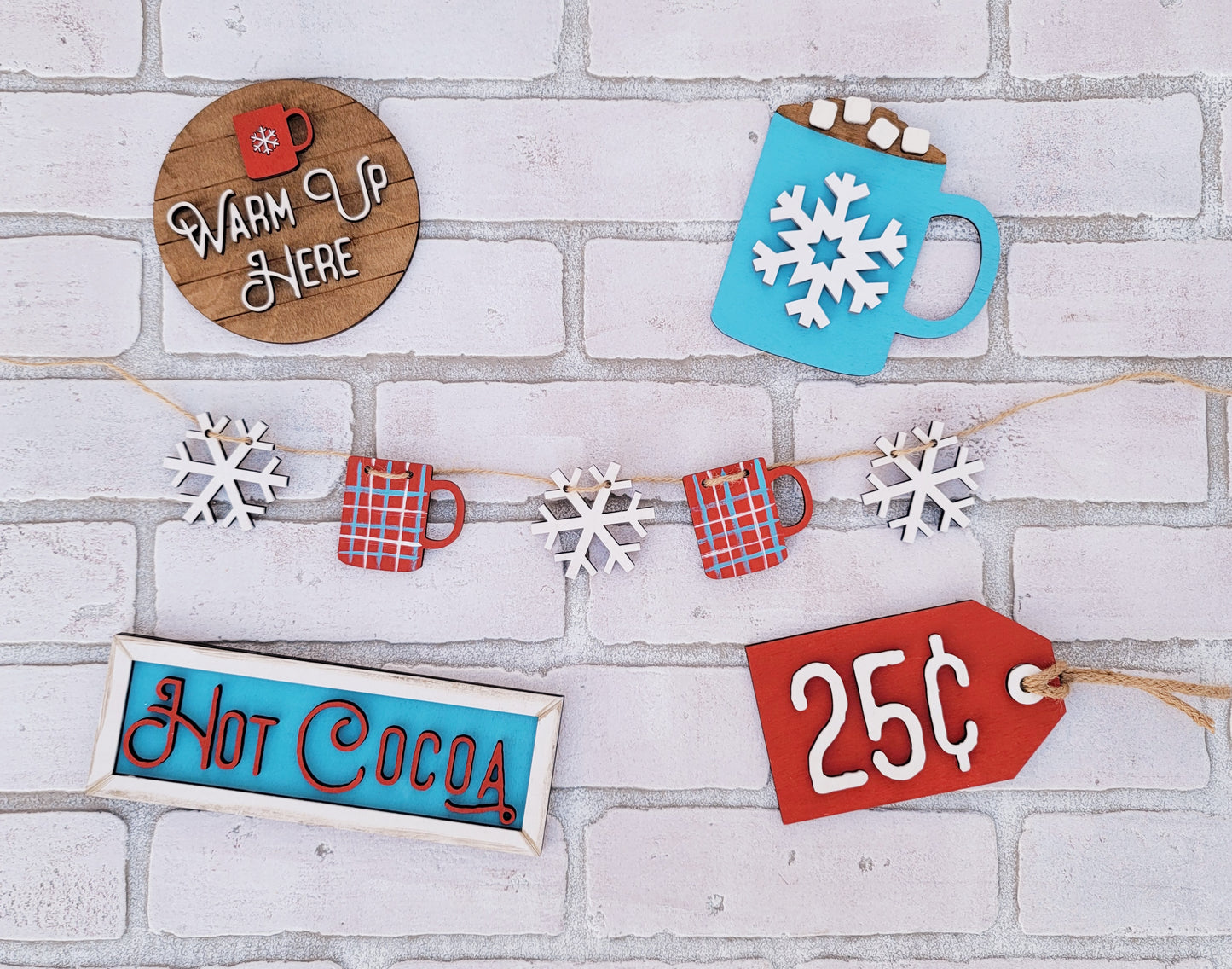 Hot Cocoa Tiered Tray Set