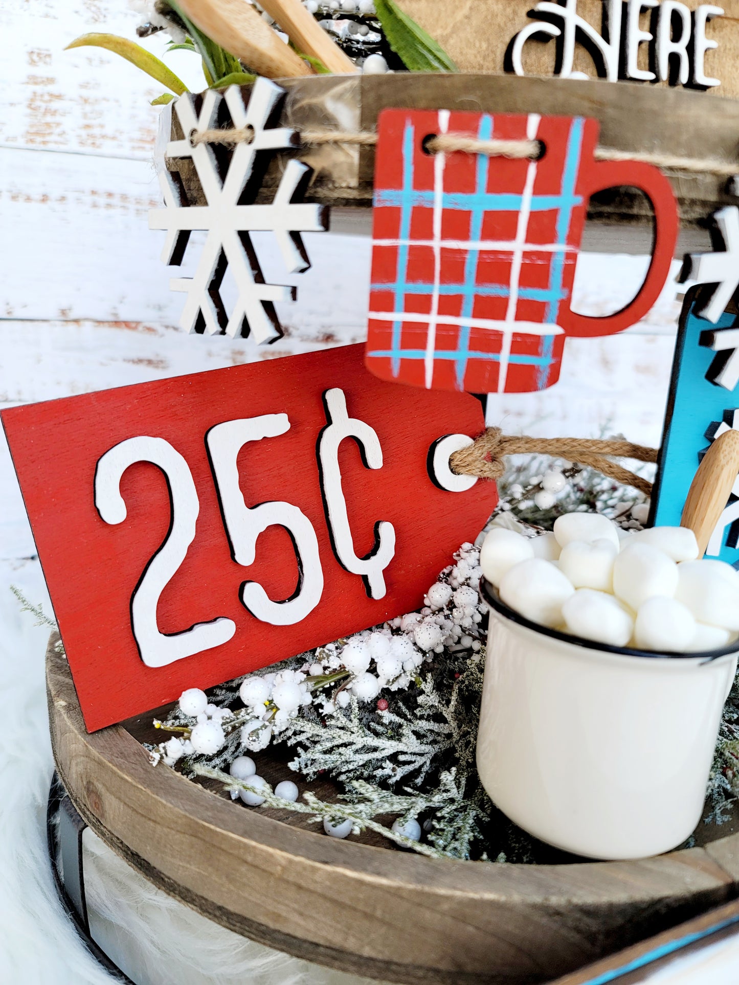 Hot Cocoa Tiered Tray Set