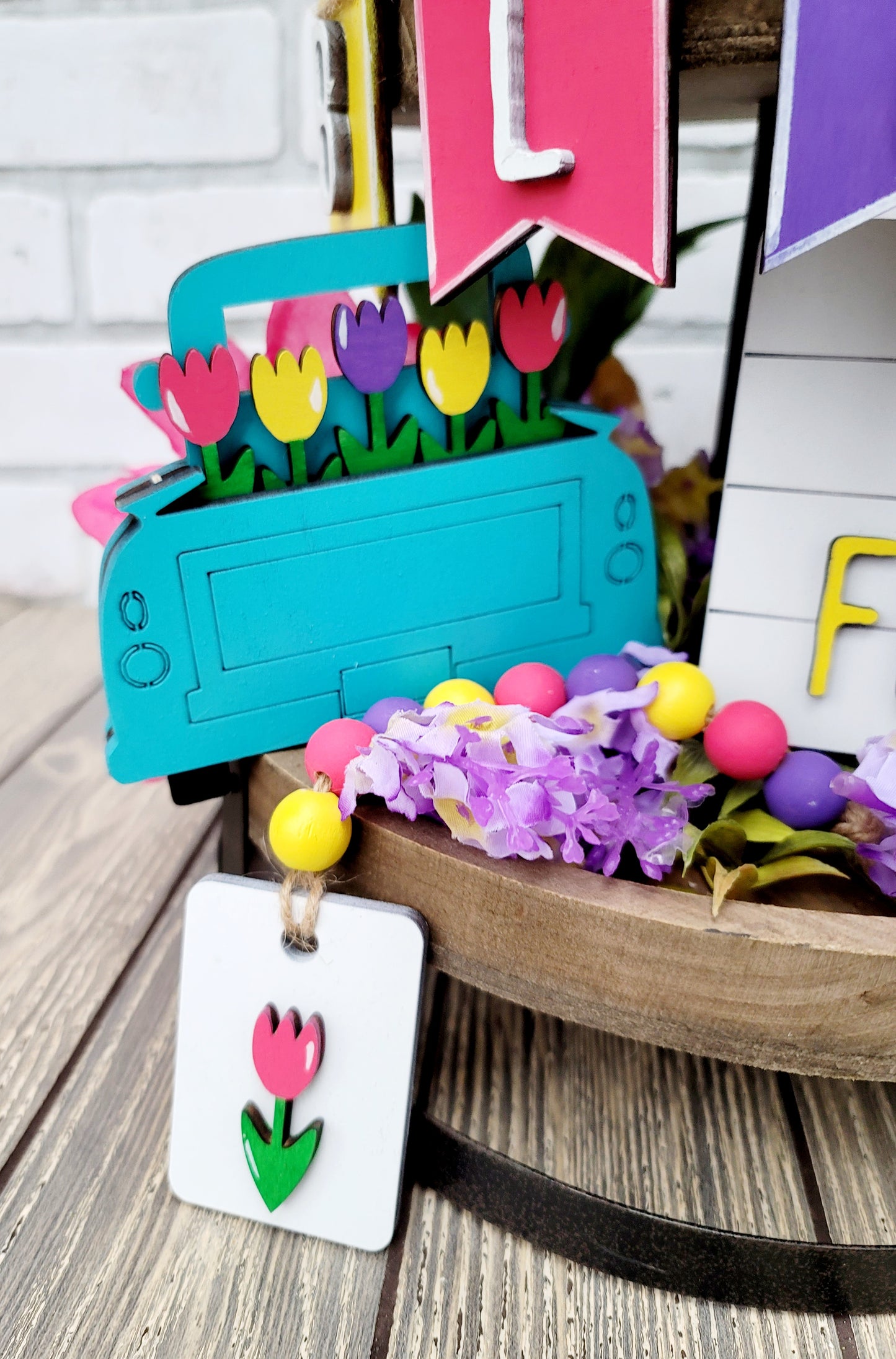 Spring Tiered Tray Set