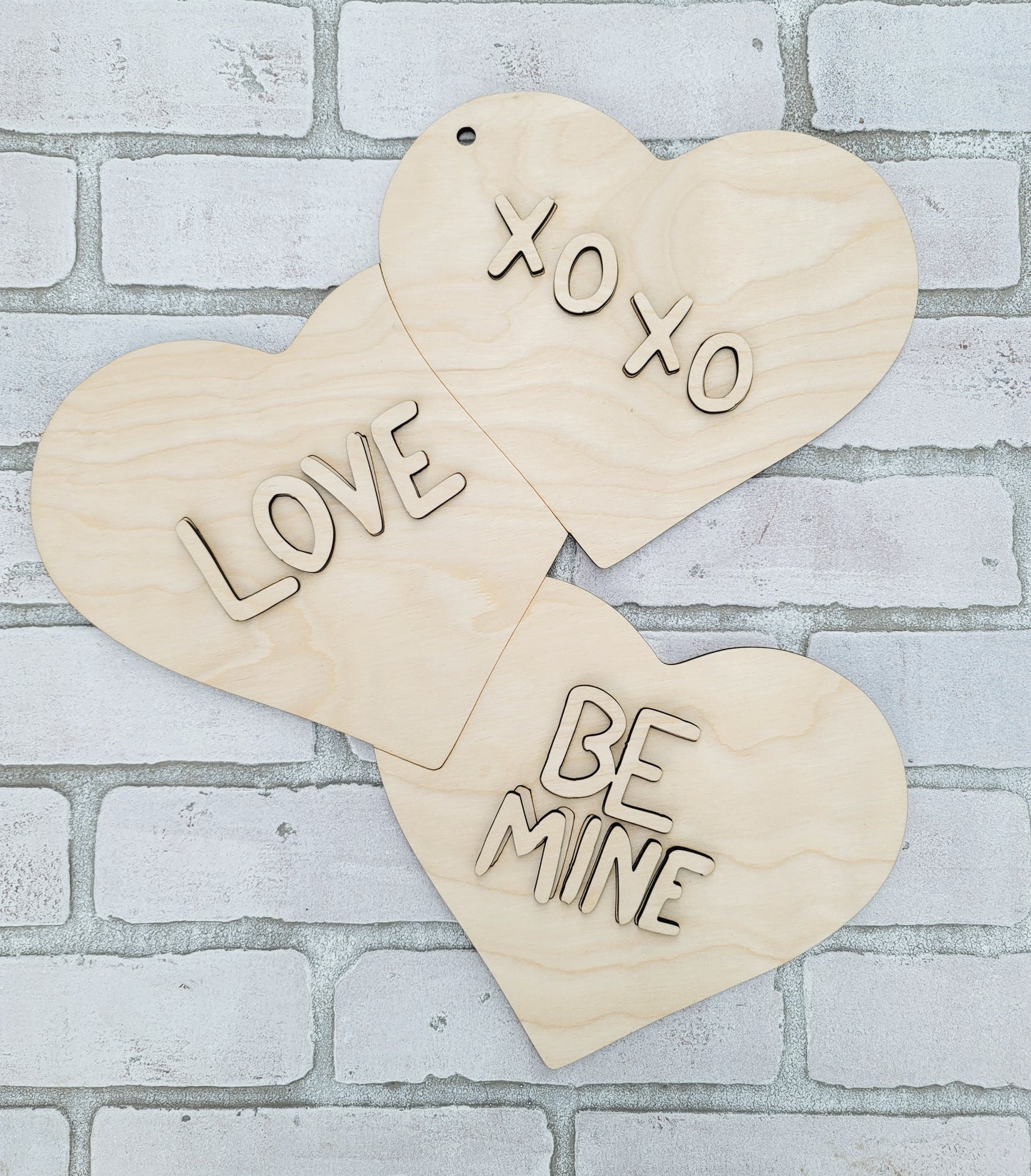 Stacked Hearts Door Hanger