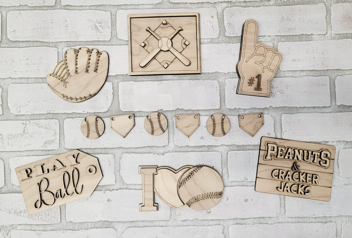 Baseball/Softball Tiered Tray Set