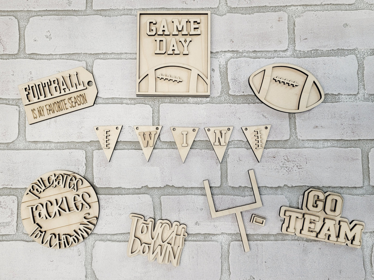 Football / Game Day Tiered Tray Set