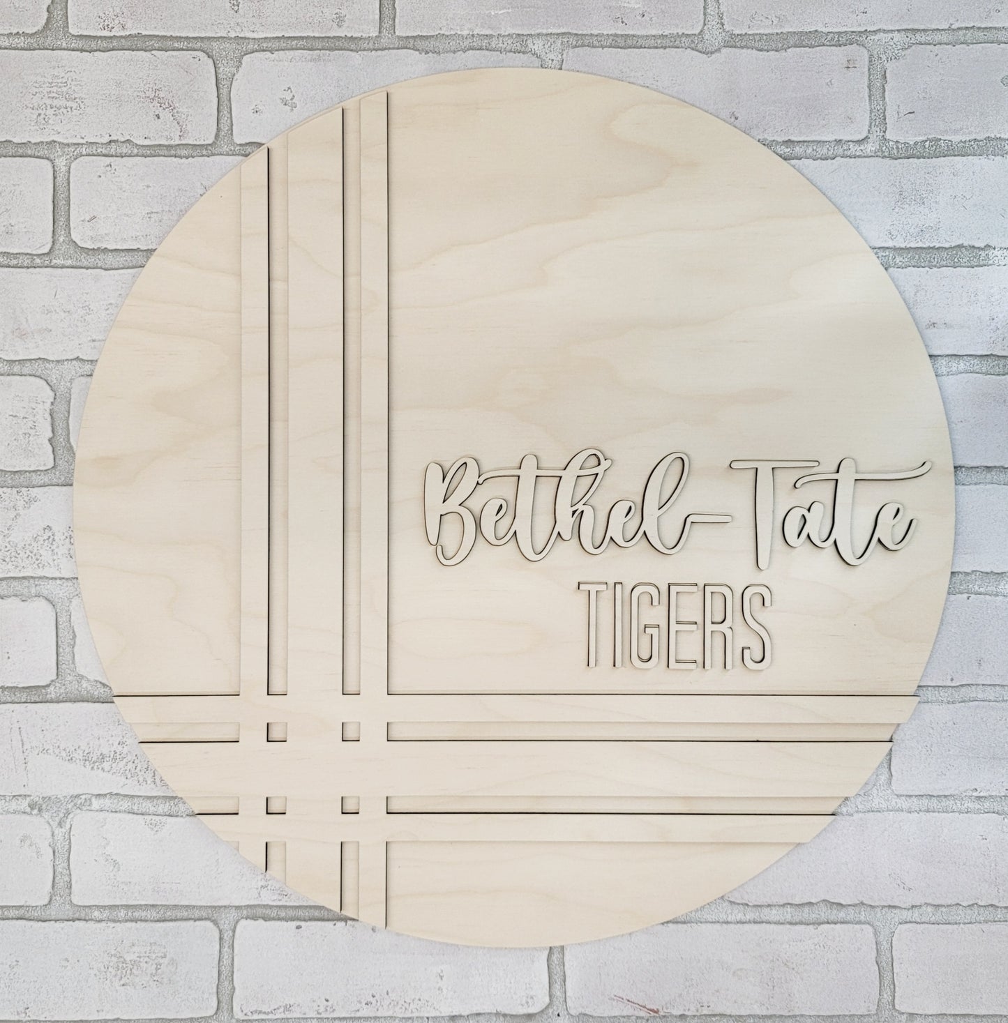 Bethel-Tate Tigers Door Hanger