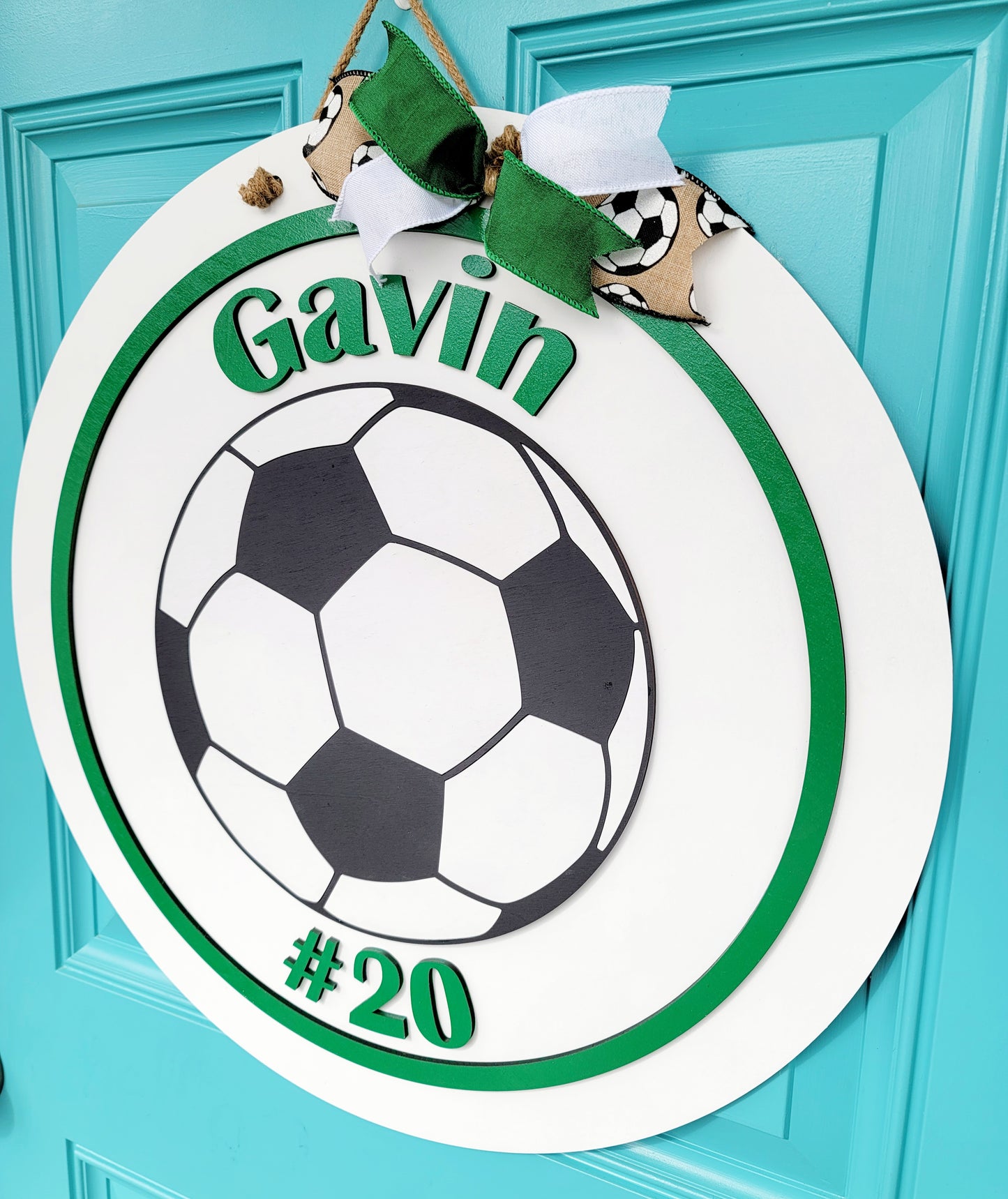Personalized Sports Door Hanger