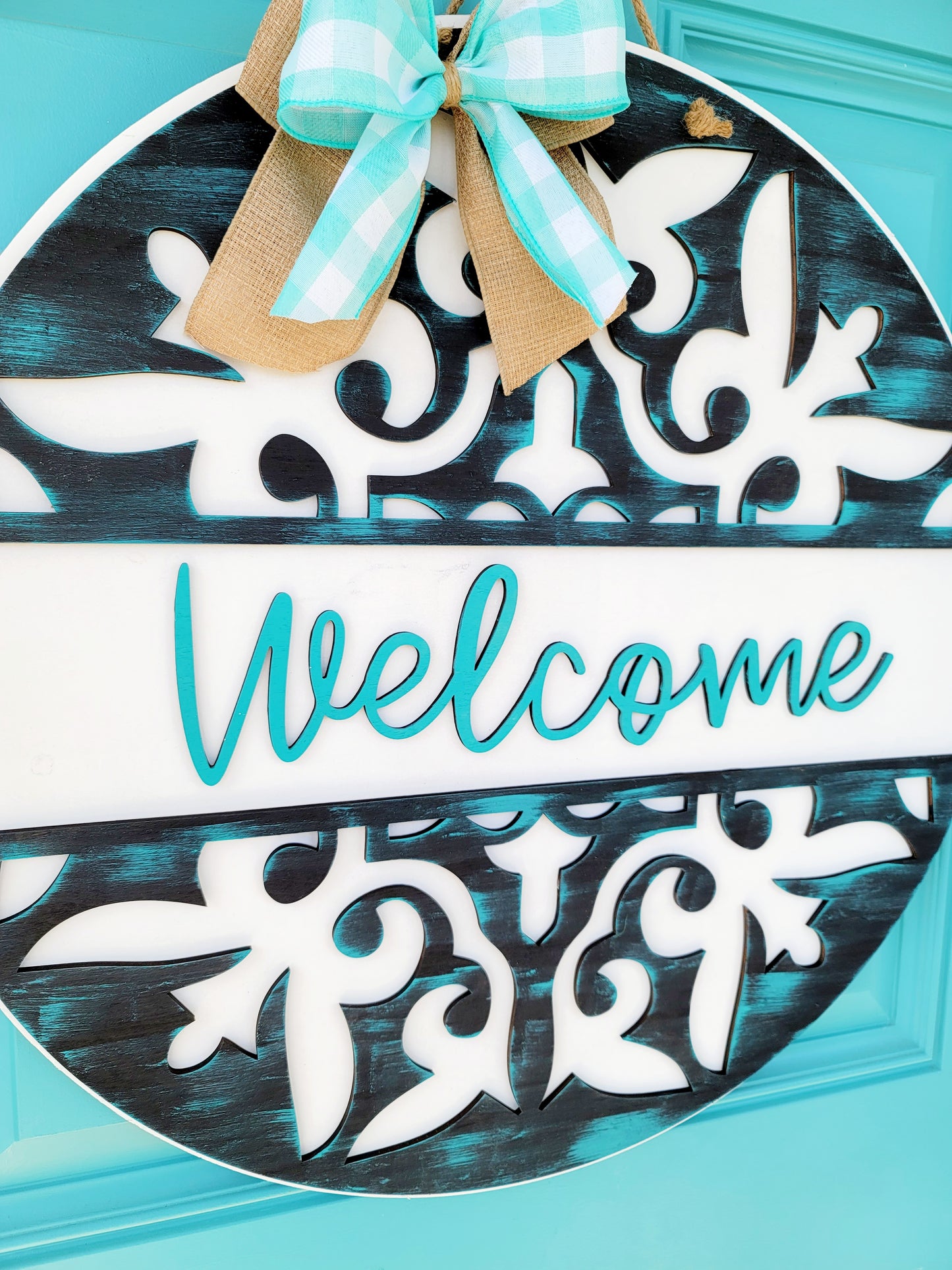 Welcome Moroccan Style Door Hanger