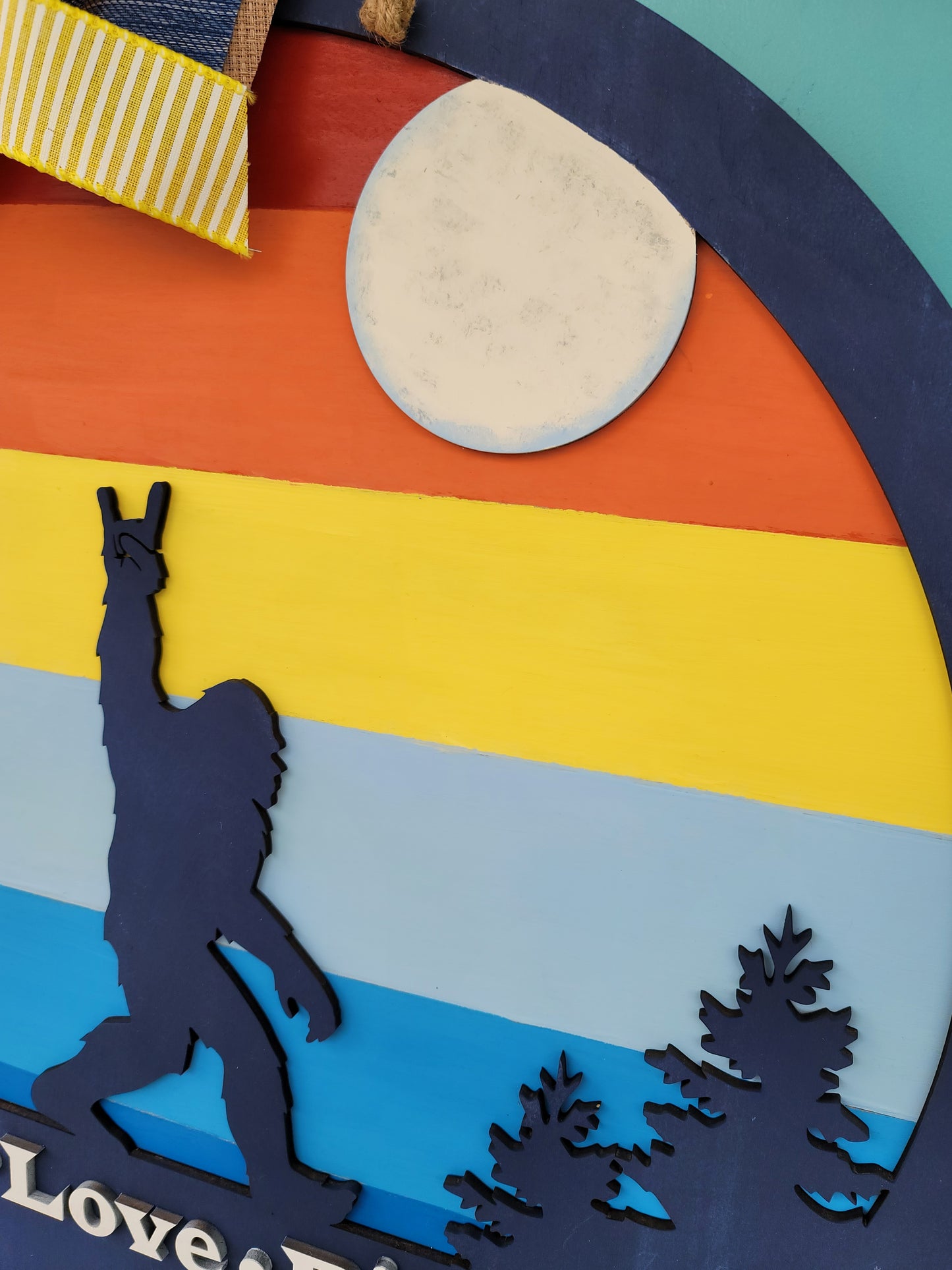 BIGFOOT door hanger