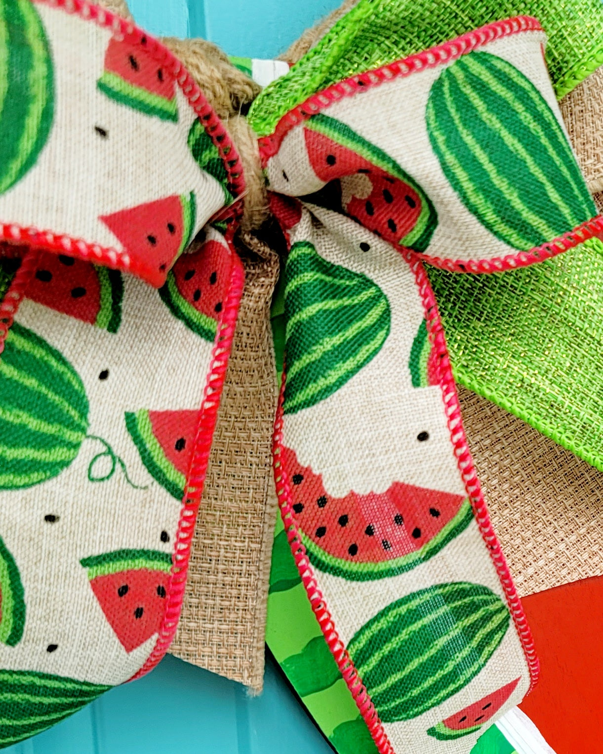 Hello Summer Watermelon Door Hanger