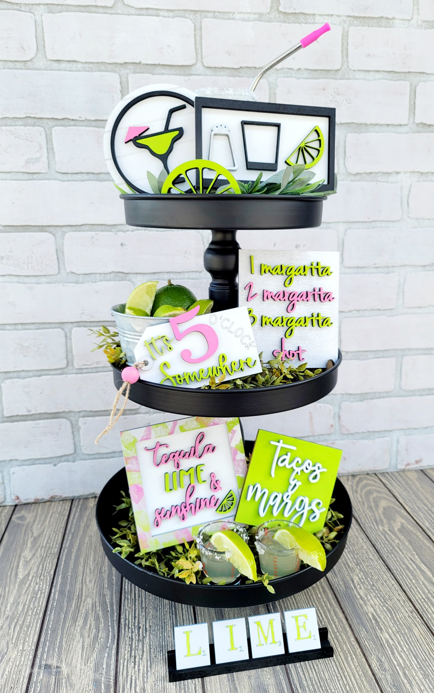 Margarita Tiered Tray Set