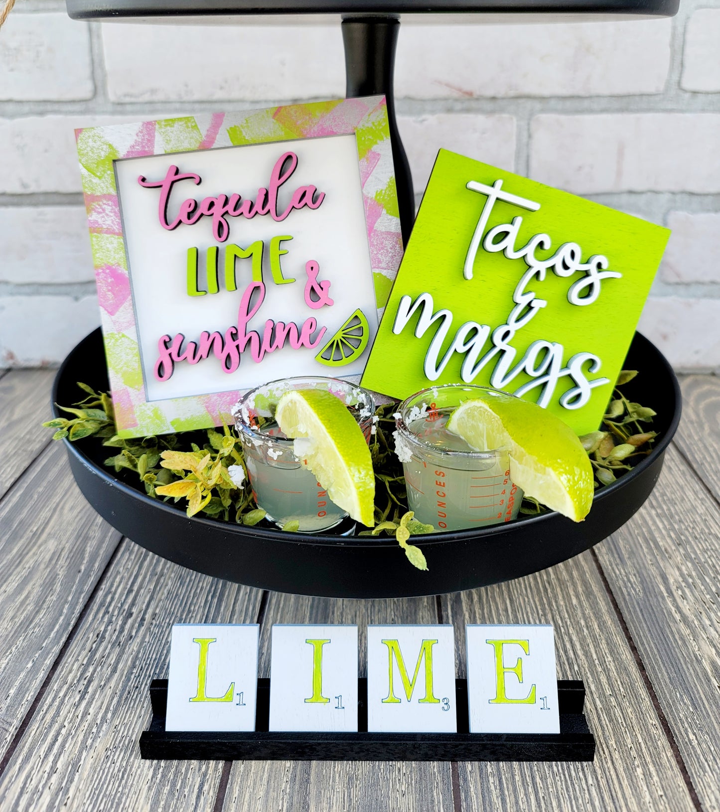 Margarita Tiered Tray Set