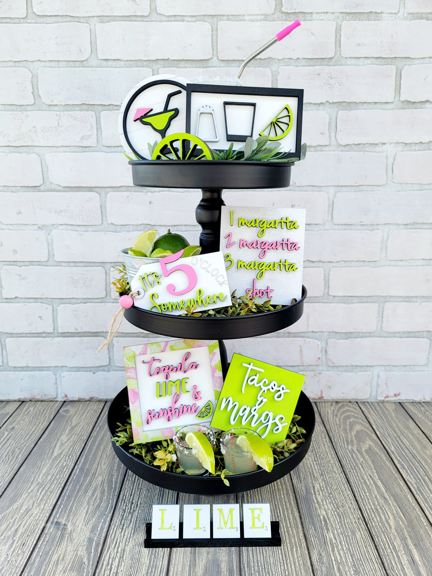 Margarita Tiered Tray Set