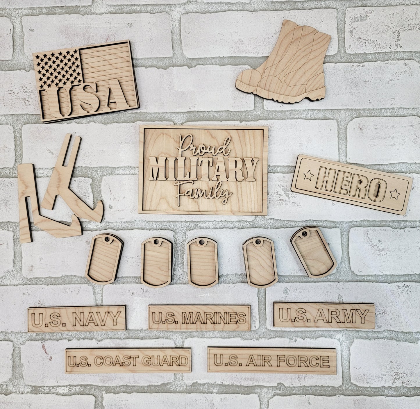 Military Tiered Tray Set