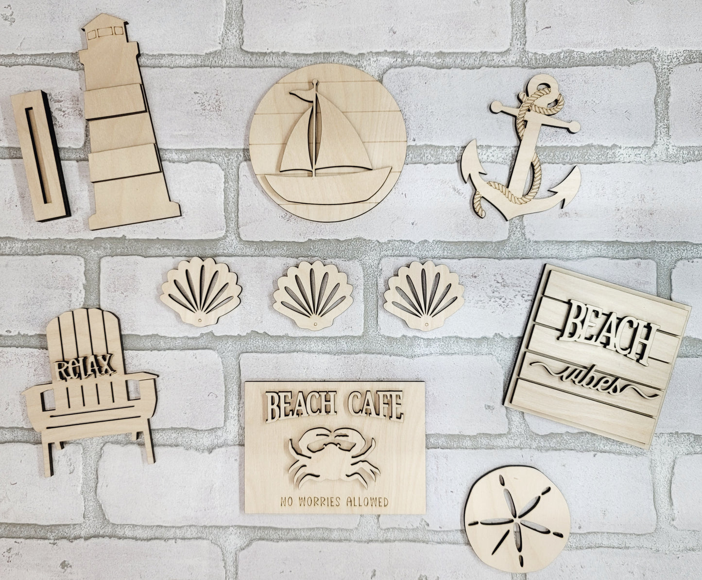 Nautical Tiered Tray Set