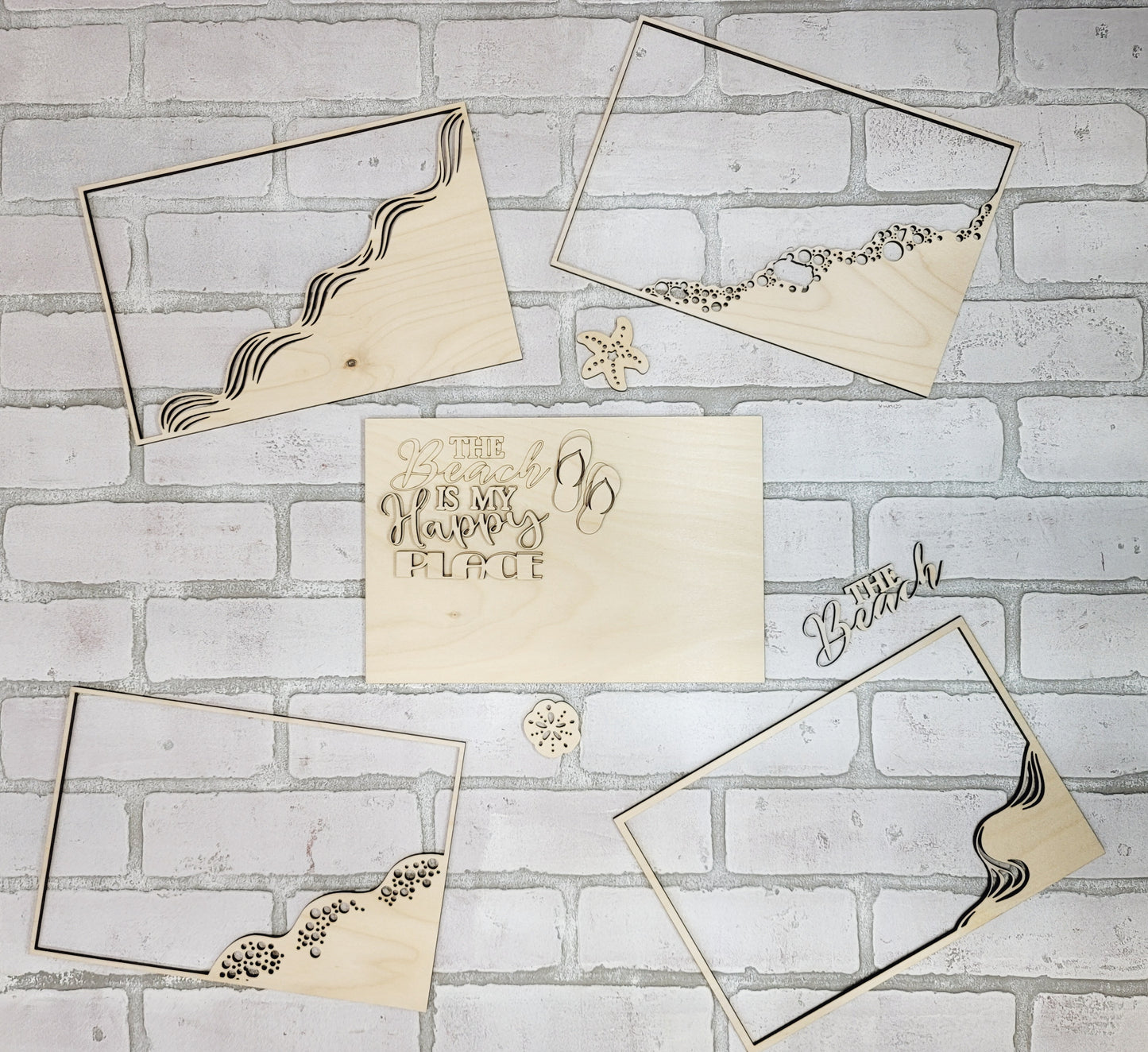 The beach is my happy place Sign