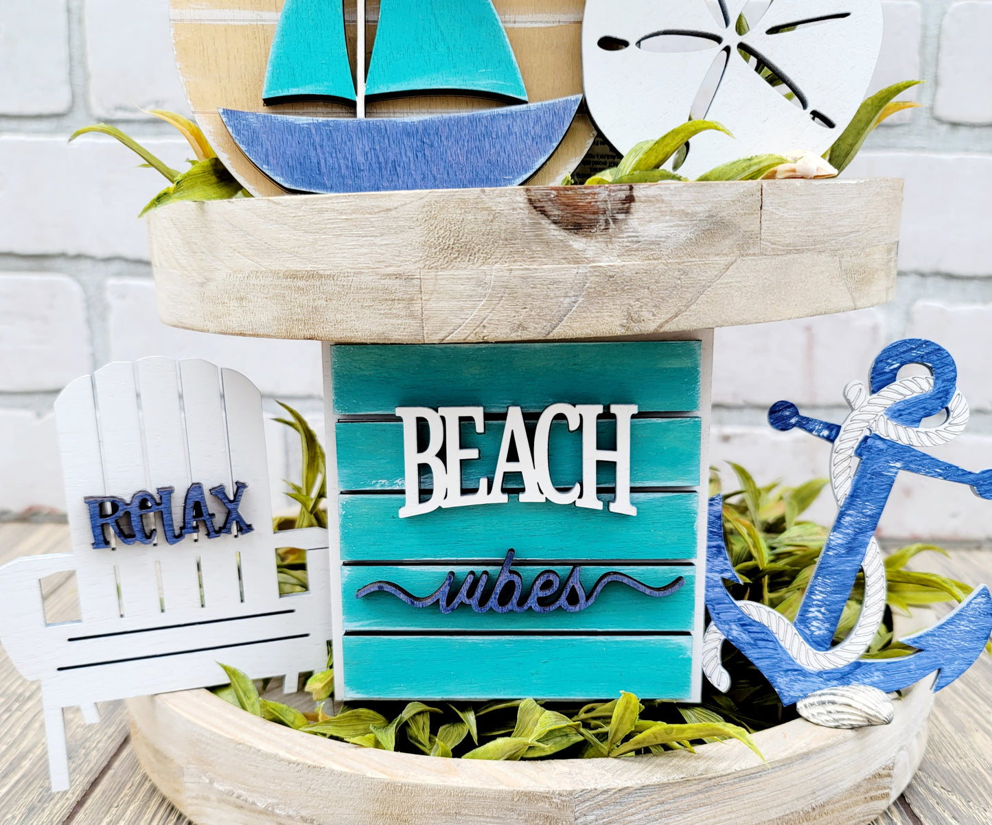 Nautical Tiered Tray Set