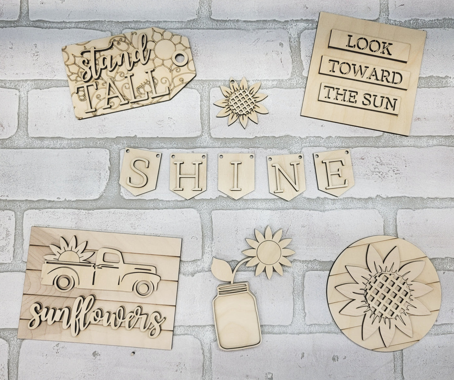 Sunflower Tiered Tray Set