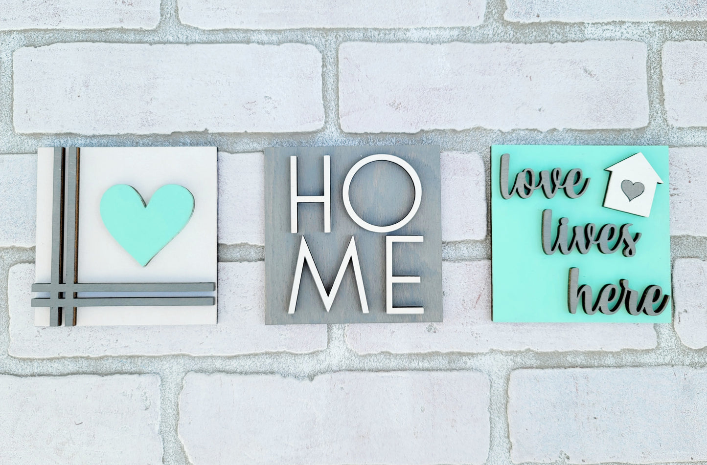 Love Lives Here- Set of 3