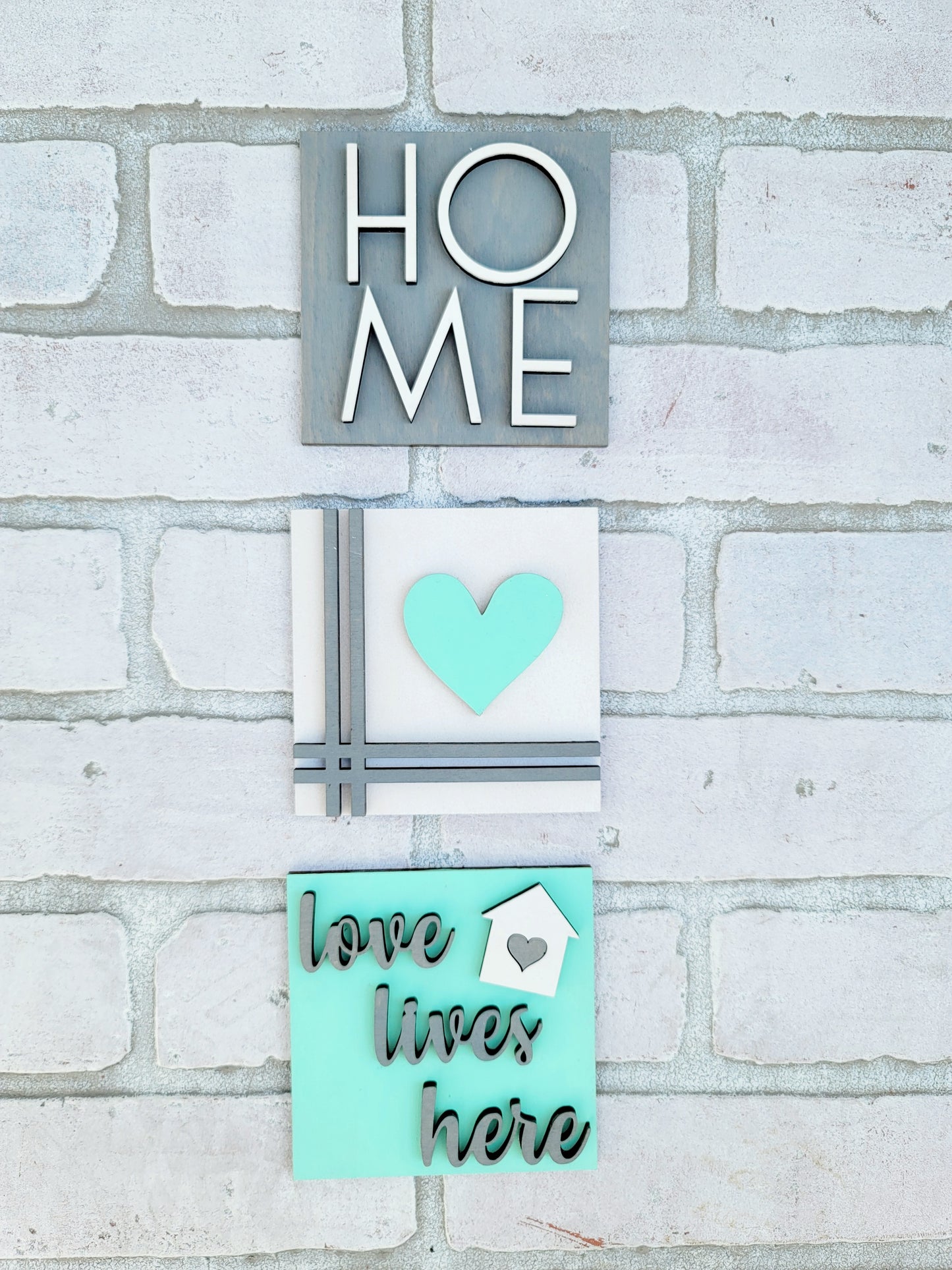 Love Lives Here- Set of 3