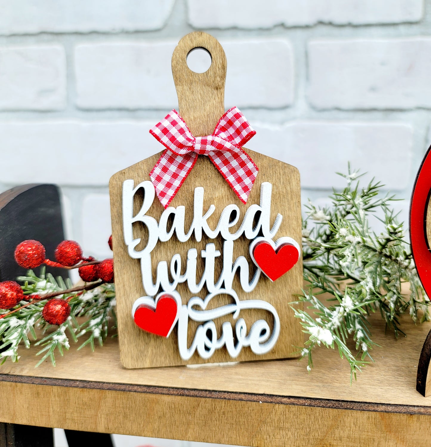 Gingerbread Tiered Tray Set