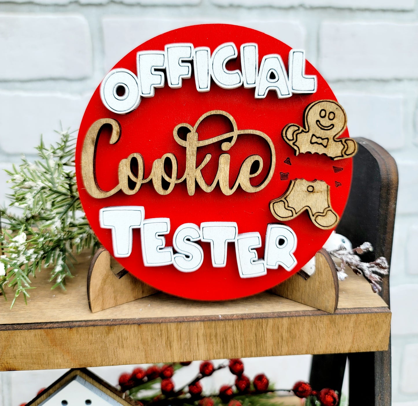 Gingerbread Tiered Tray Set