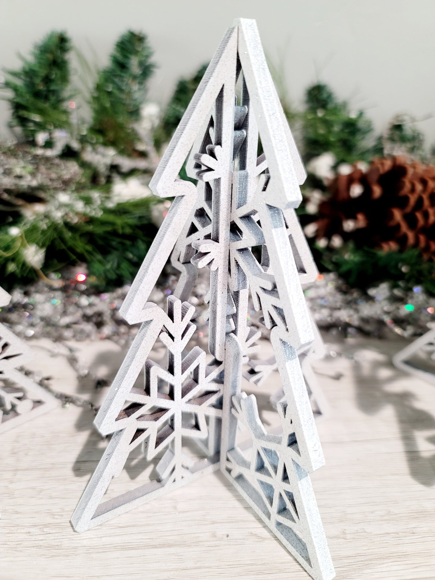 Set of 5 Freestanding Trees
