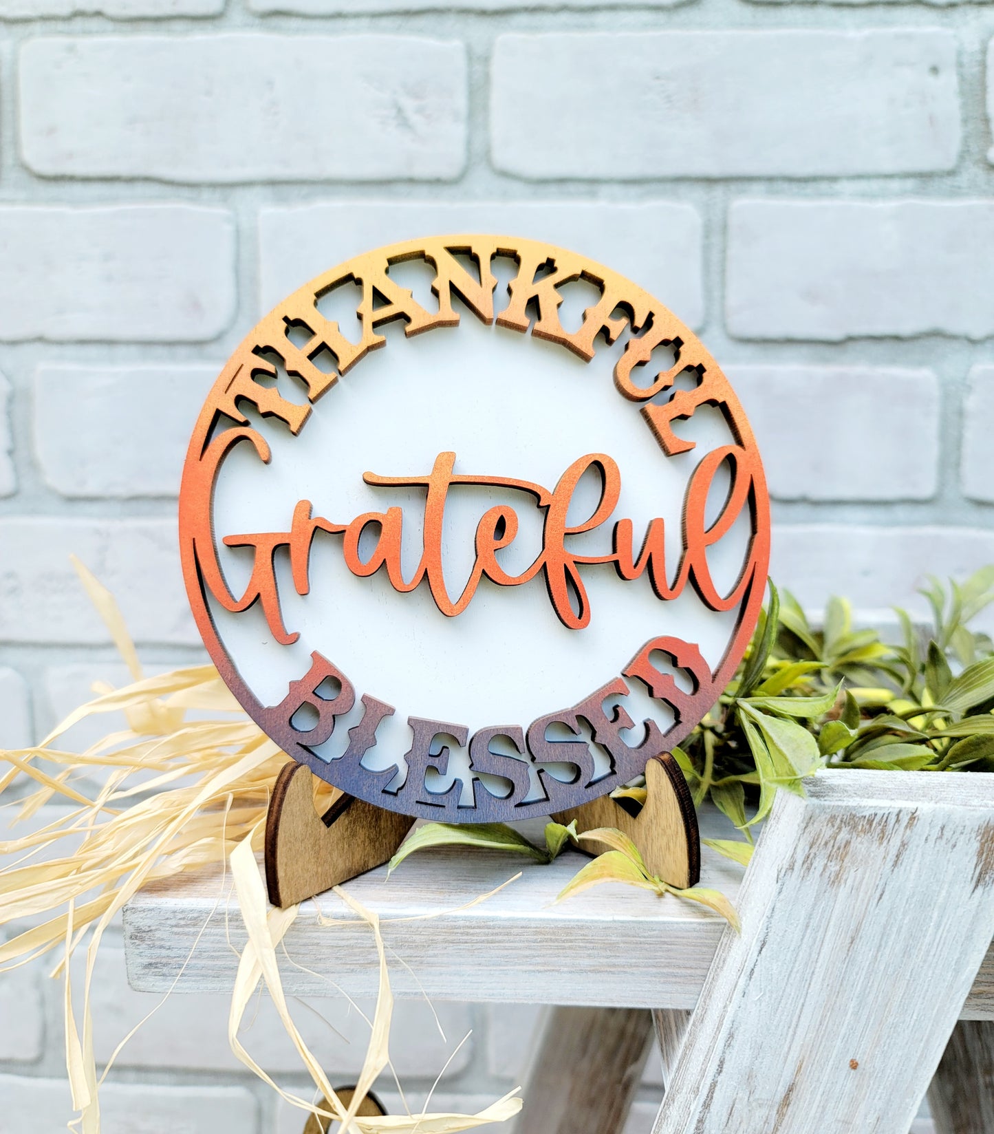 Thanksgiving/ Gobble Tiered Tray Set