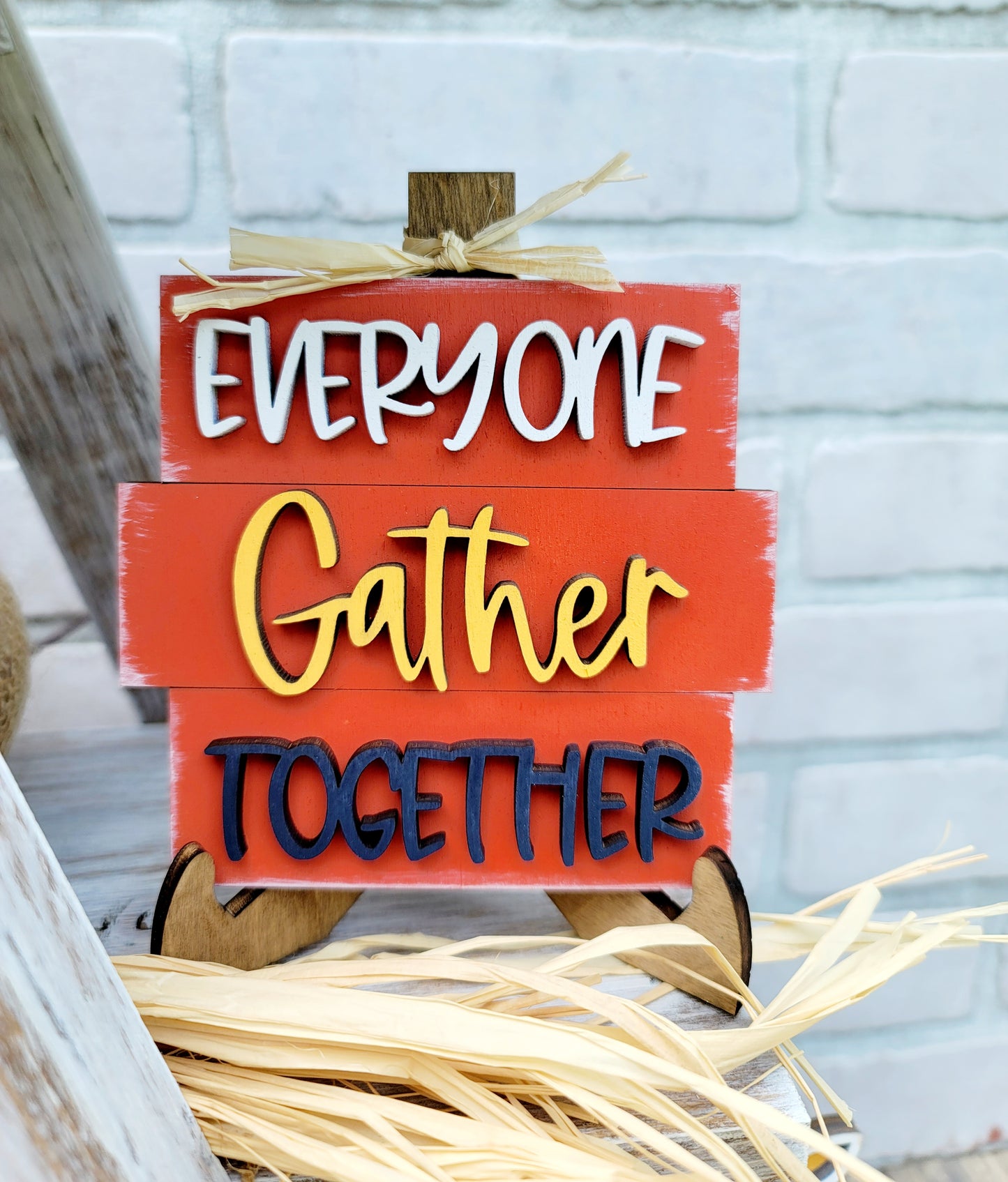 Thanksgiving/ Gobble Tiered Tray Set