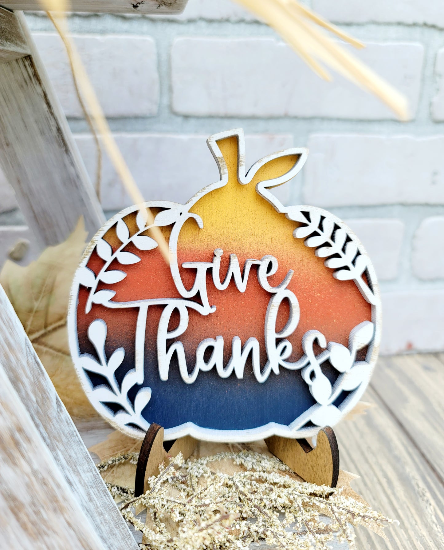Thanksgiving/ Gobble Tiered Tray Set