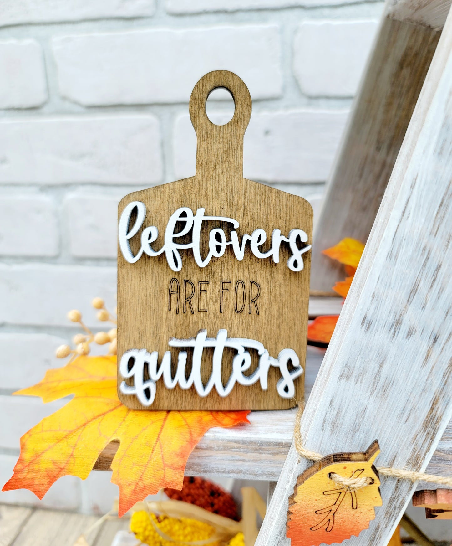 Thanksgiving/ Gobble Tiered Tray Set