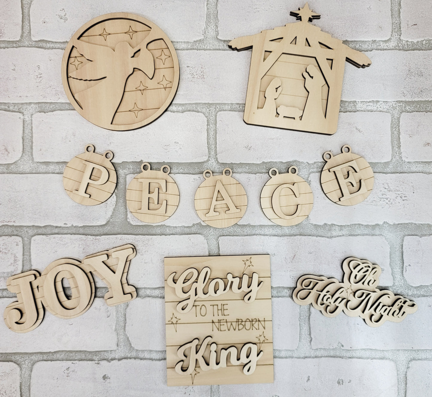 Nativity Tiered Tray Set