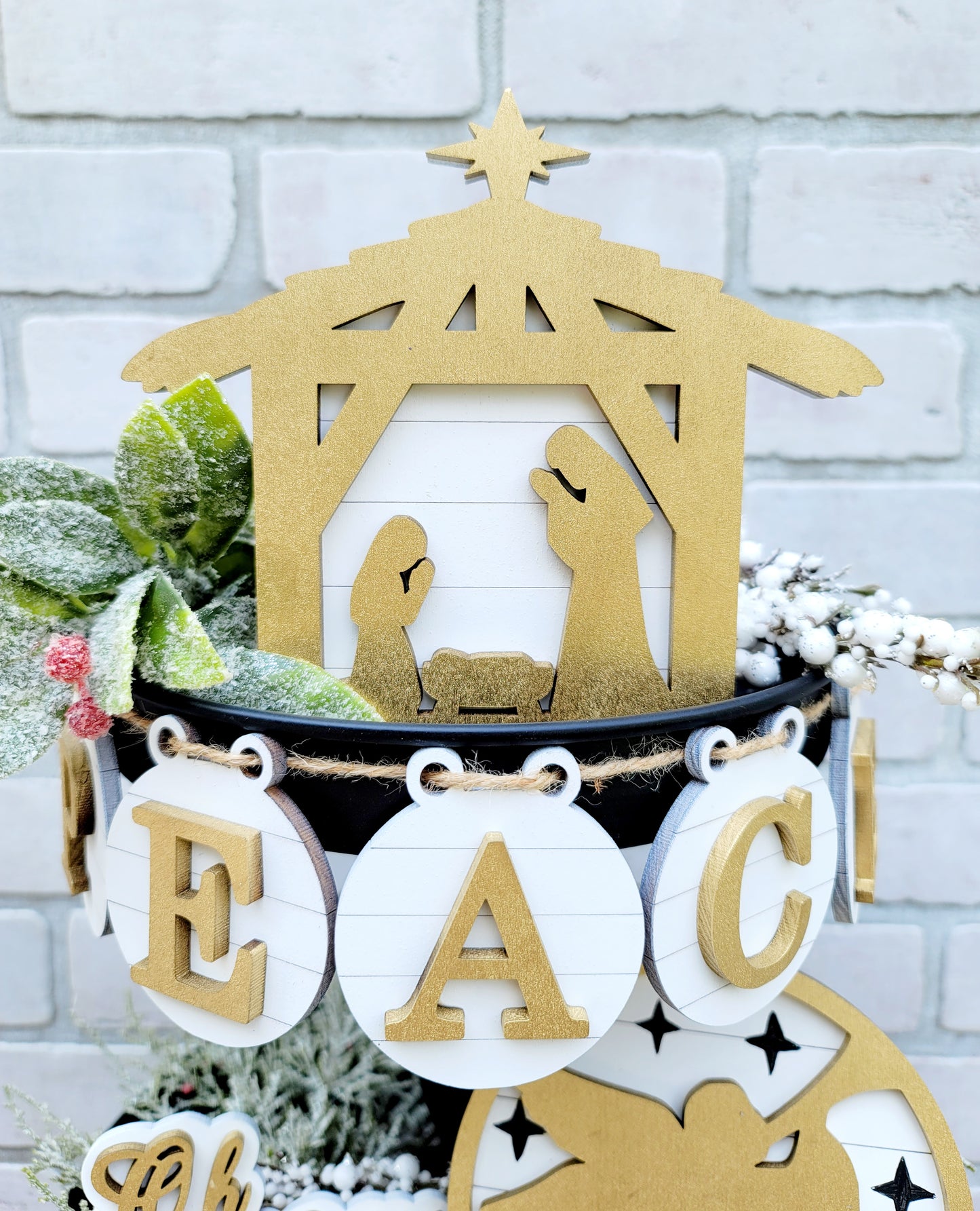 Nativity Tiered Tray Set