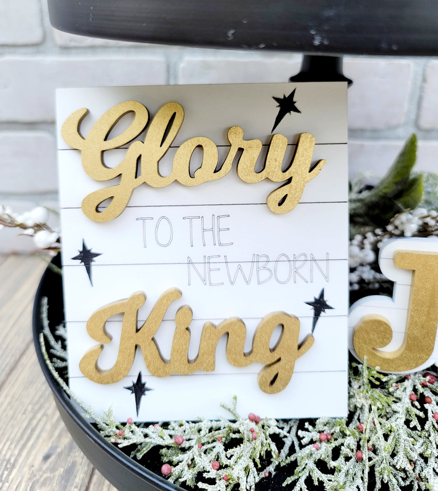 Nativity Tiered Tray Set