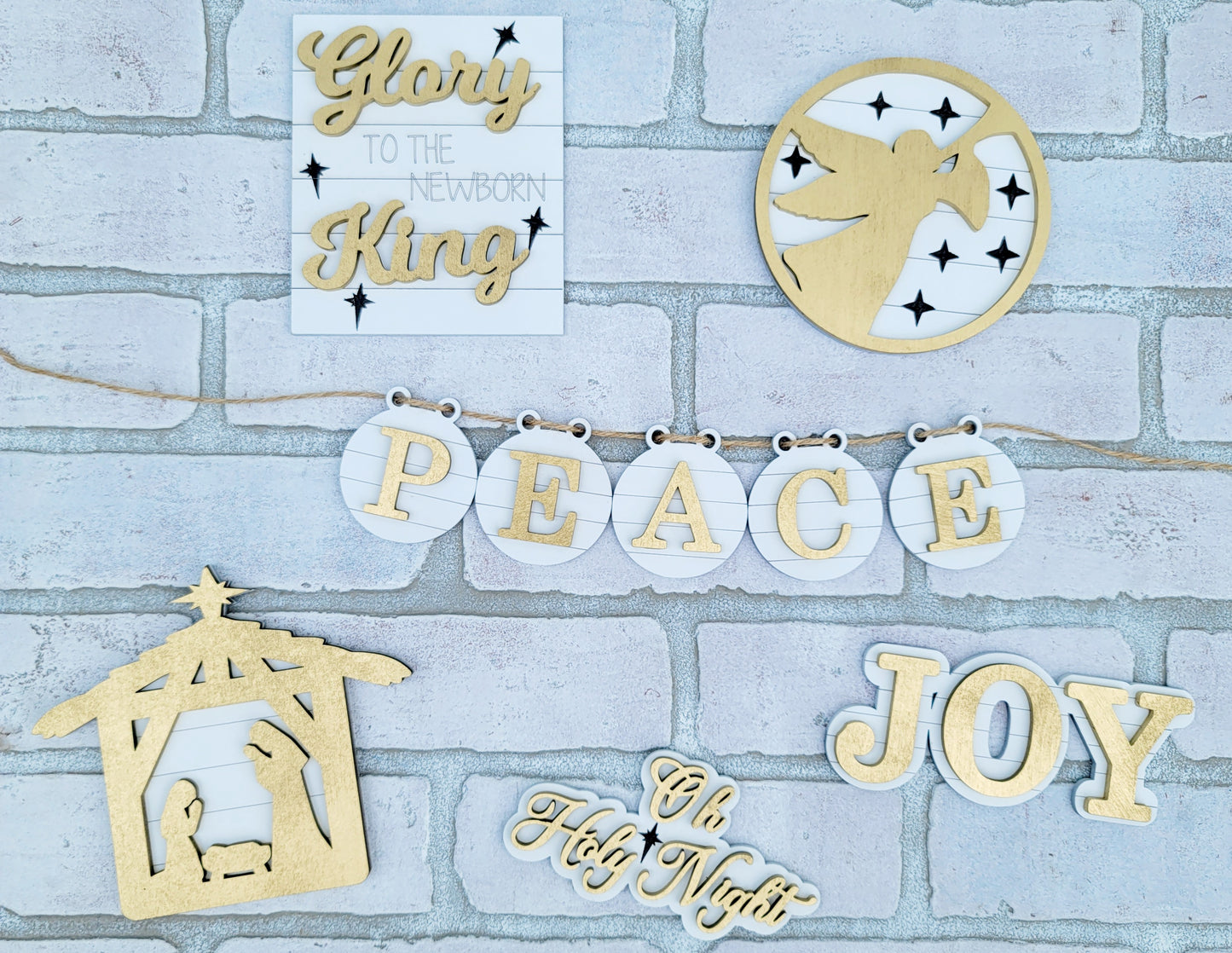 Nativity Tiered Tray Set