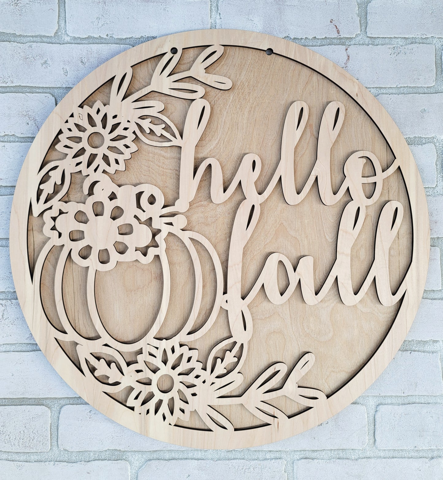 Hello Fall Door Hanger
