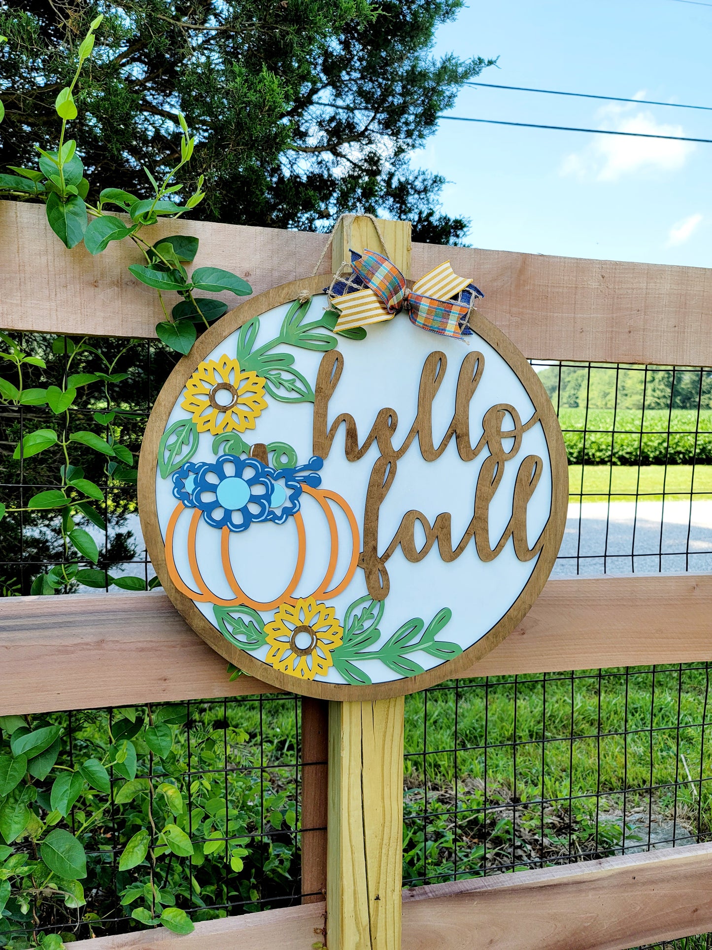 Hello Fall Door Hanger