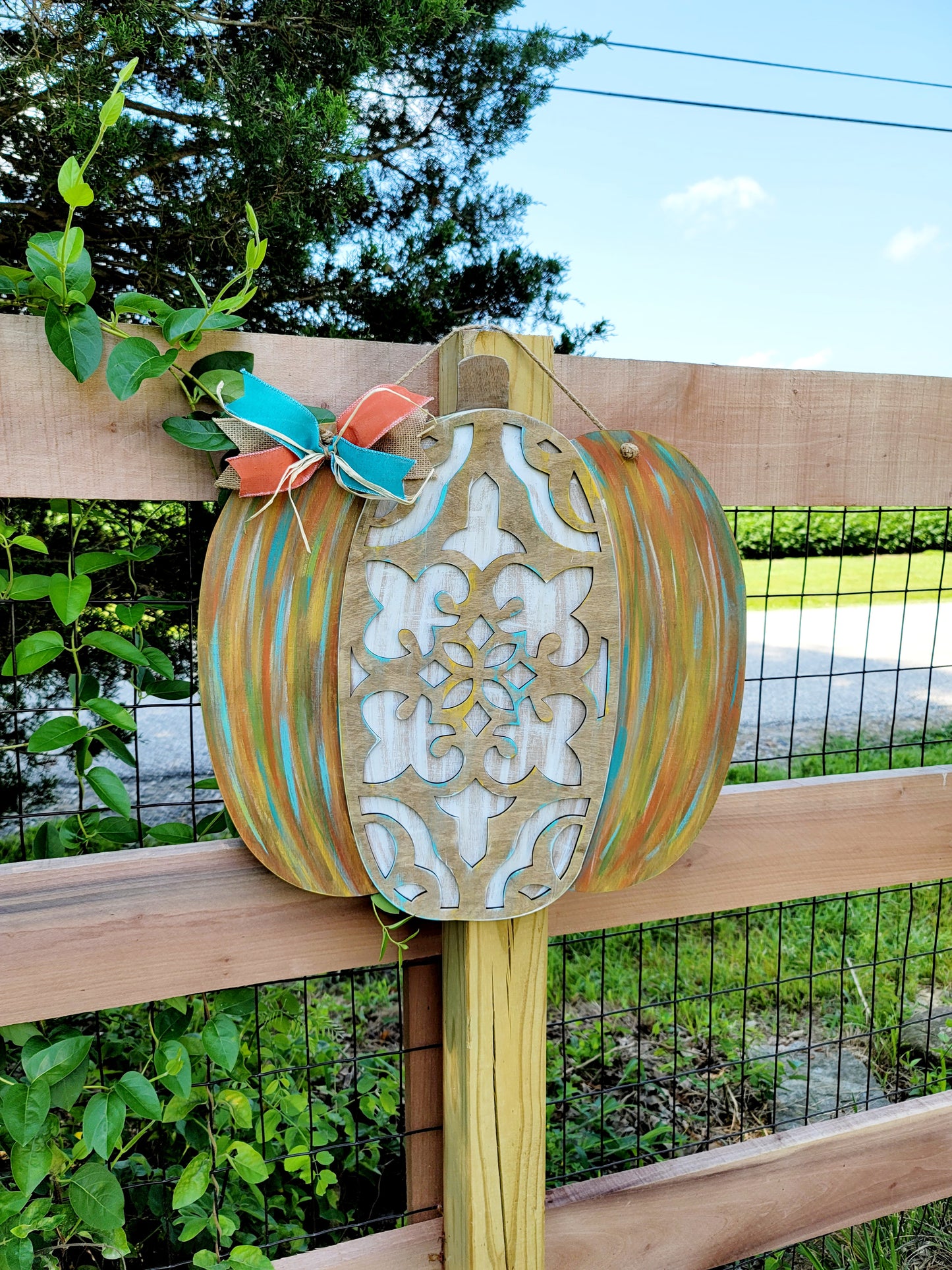 The Big Pumpkin Door Hanger