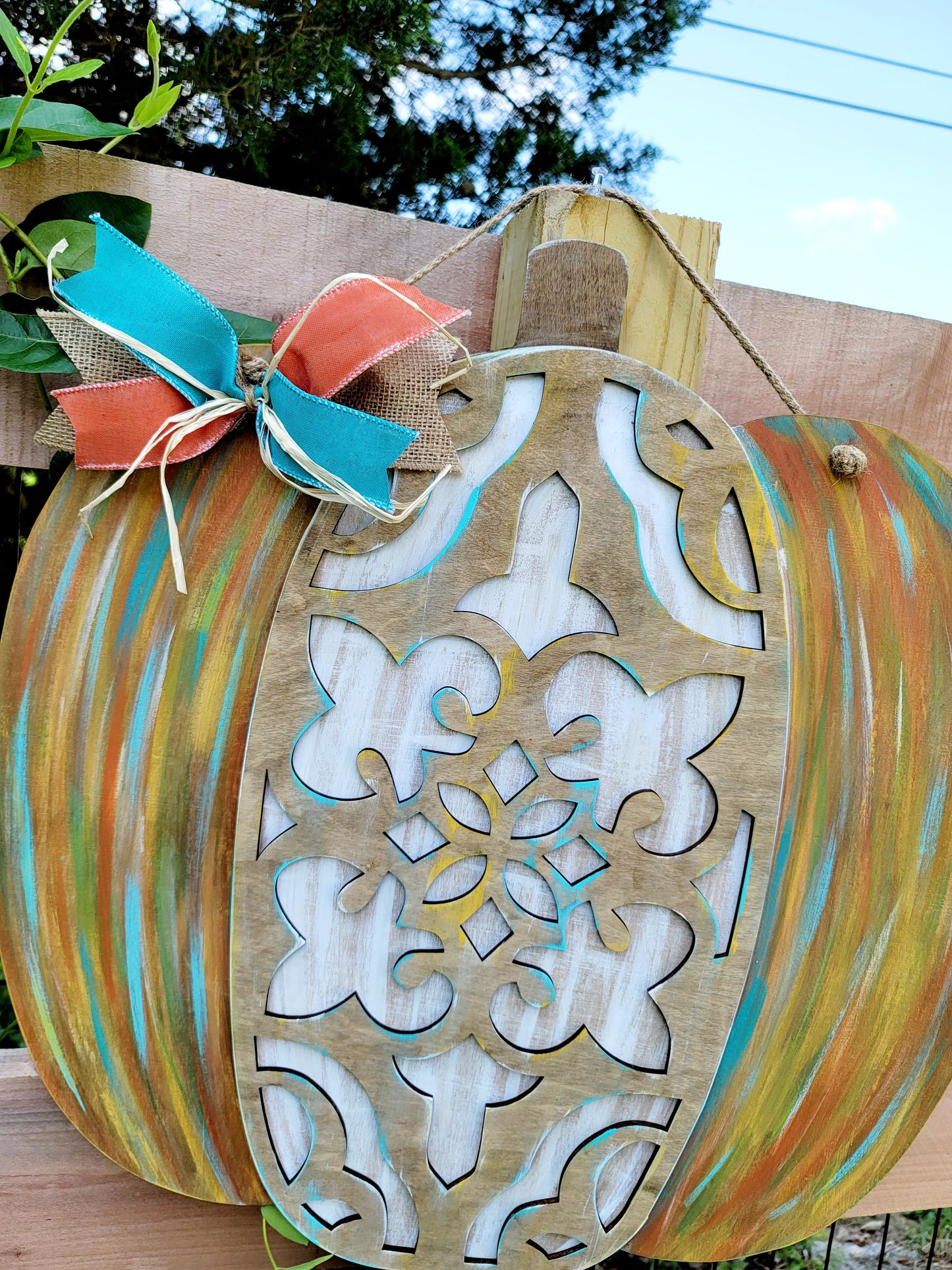 The Big Pumpkin Door Hanger