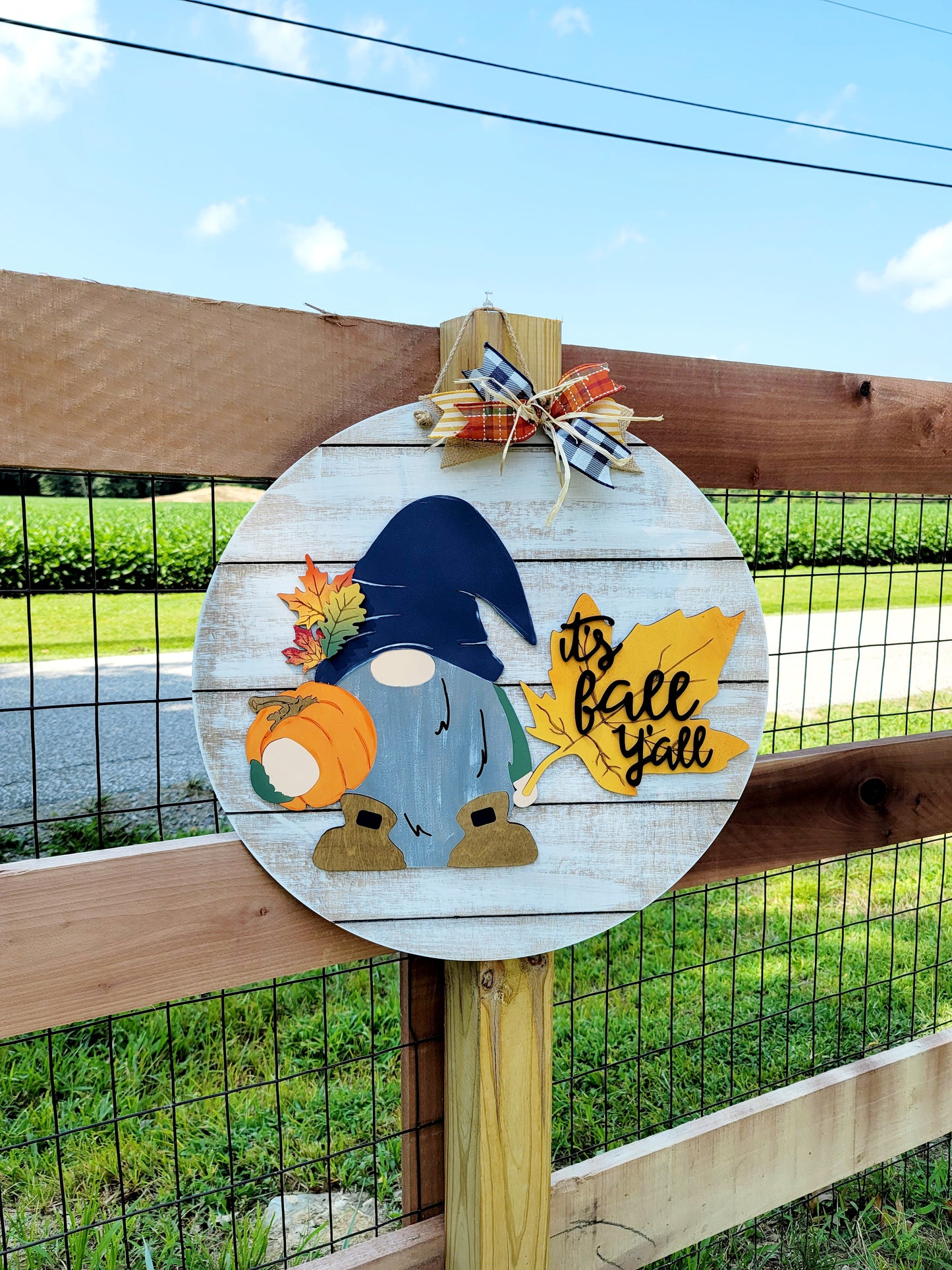 Fall Gnome Door Hanger