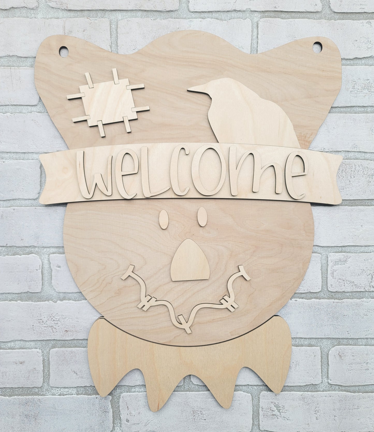 Scarecrow Door Hanger