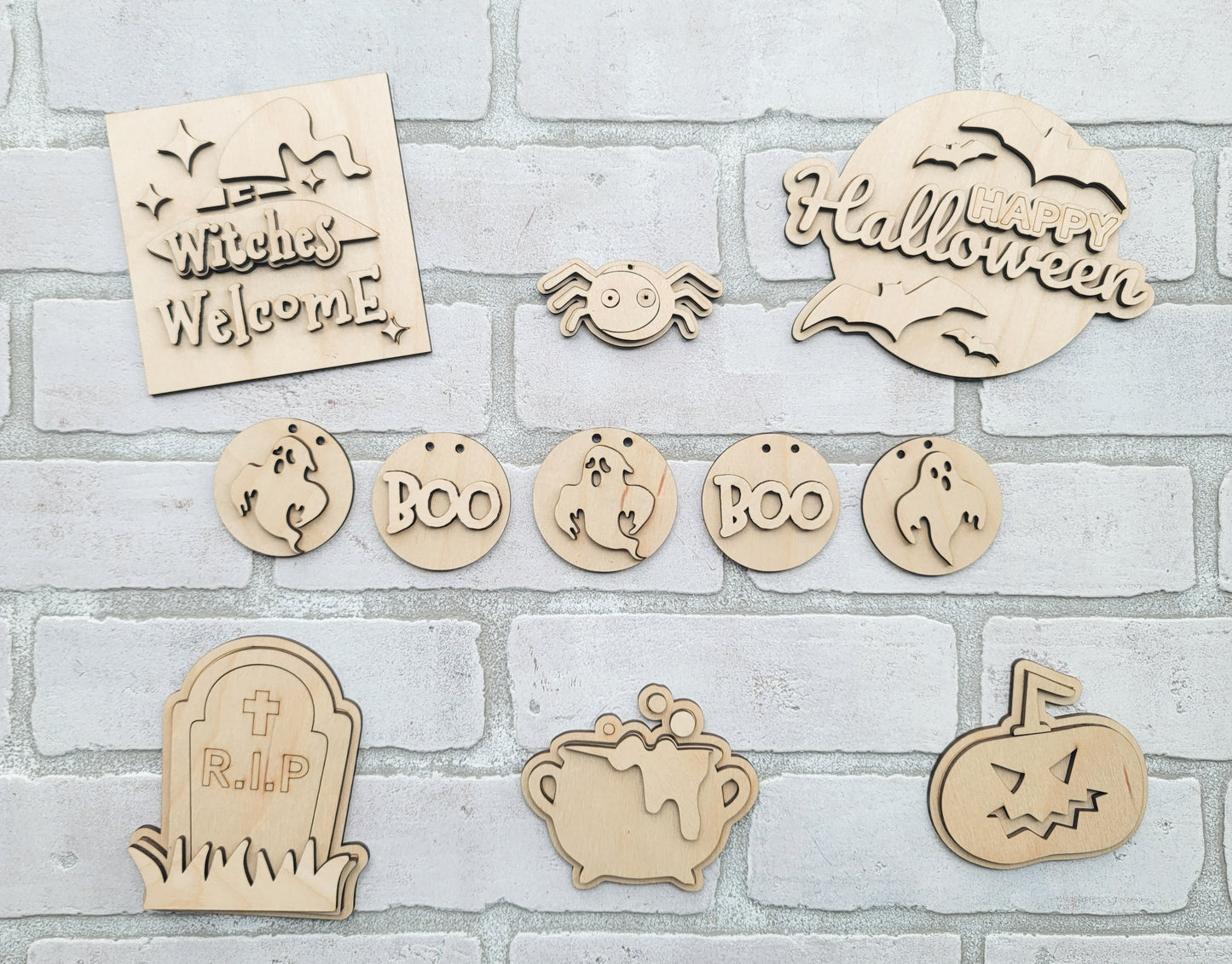 Halloween Tiered Tray Set