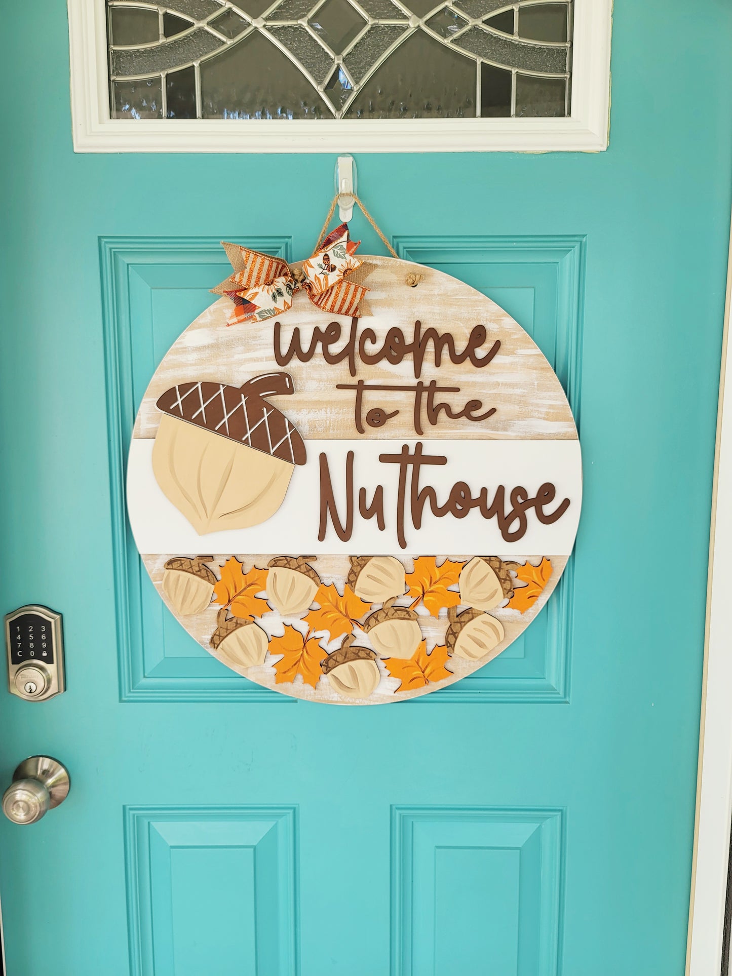 Welcome to the Nuthouse Door Hanger