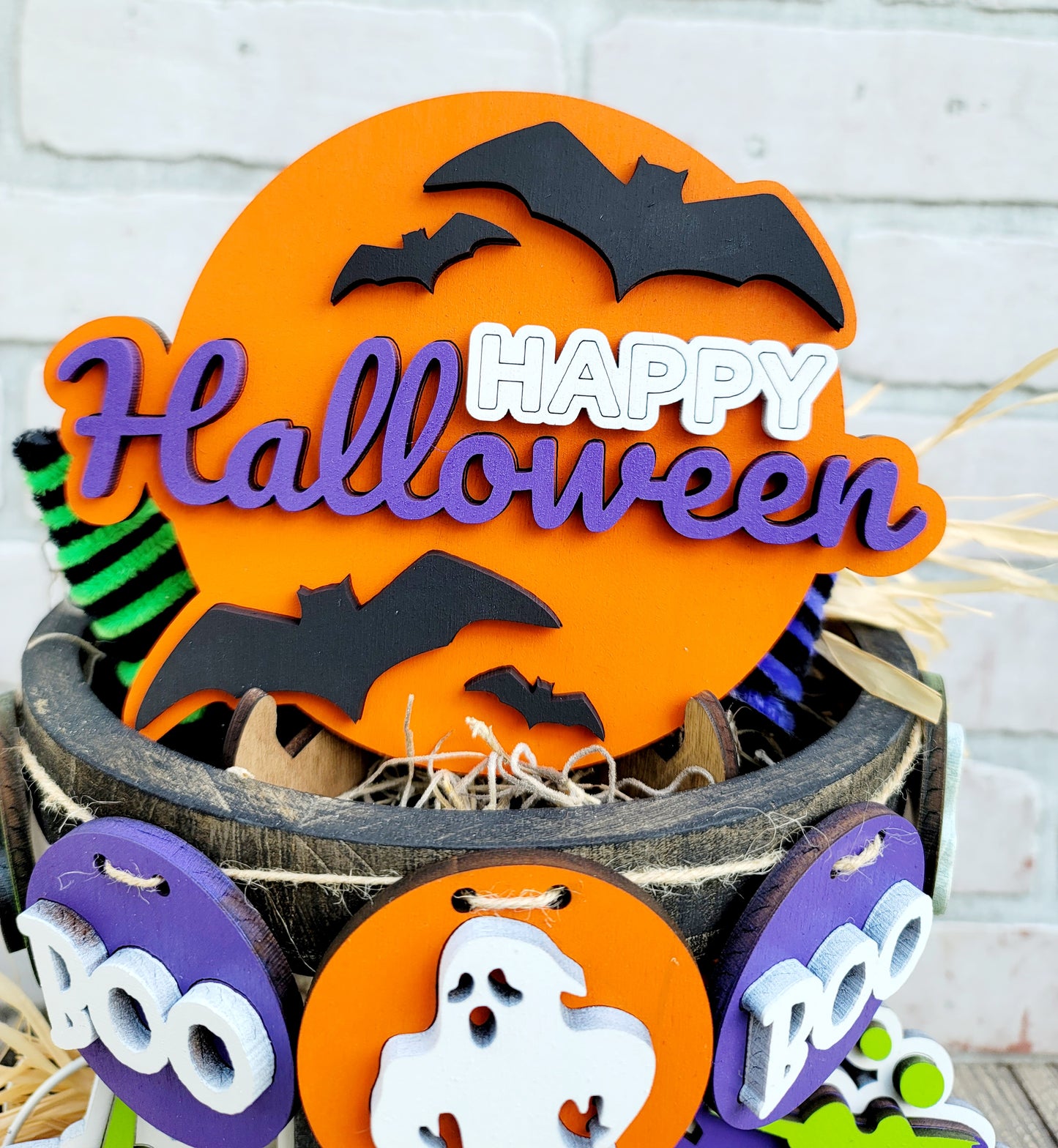 Halloween Tiered Tray Set