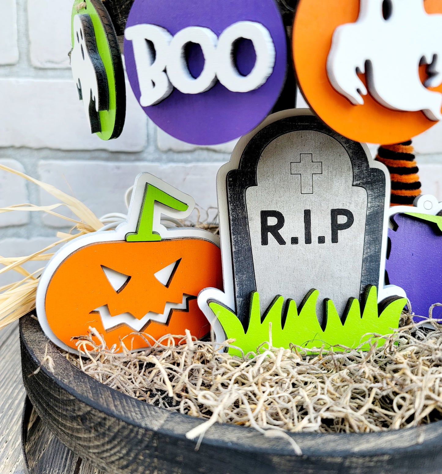 Halloween Tiered Tray Set